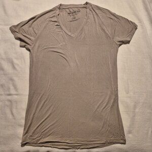 Mr. DAVIS size XL Short sleeved shirt light taupe EUC